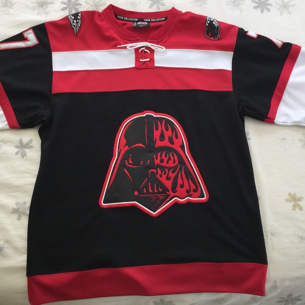 Star Wars Darth Vader Hockey Jersey Number 77